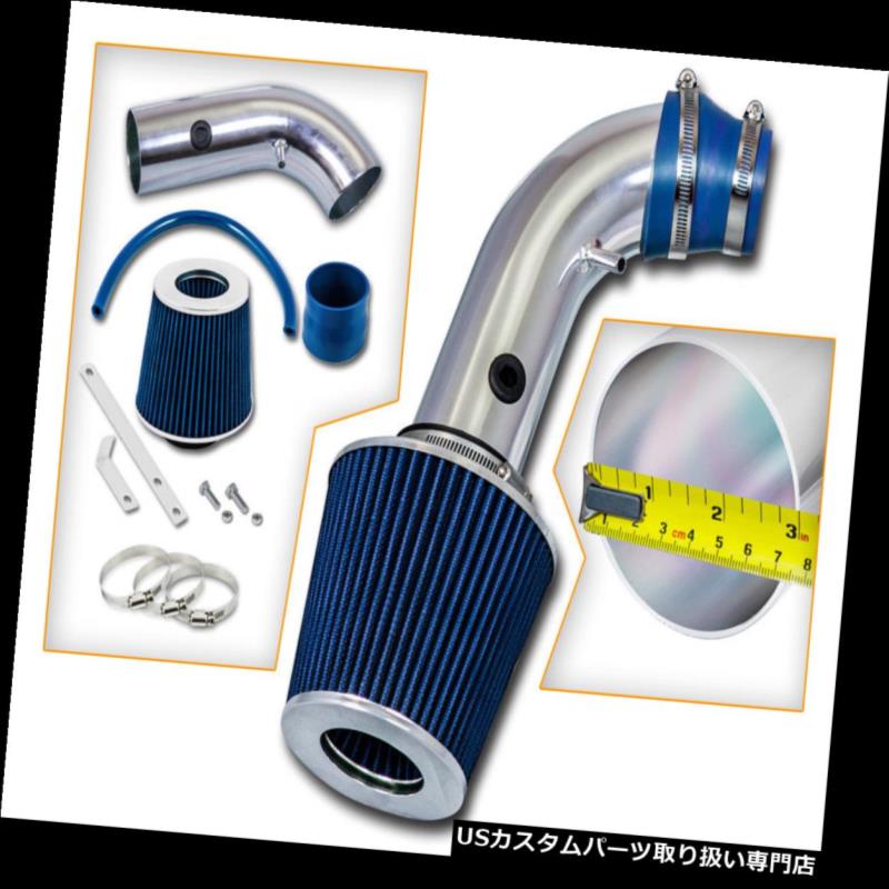 エアインテーク インナーダクト ショートラムエアインテークキット+ 04-08シボレーアベオアベオ5 1.6L L4用ブルーフィルター Short Ram Air Intake Kit+ BLUE Filter For 04-08 Chevrolet Aveo Aveo5 1.6L L4 【並行輸入品】