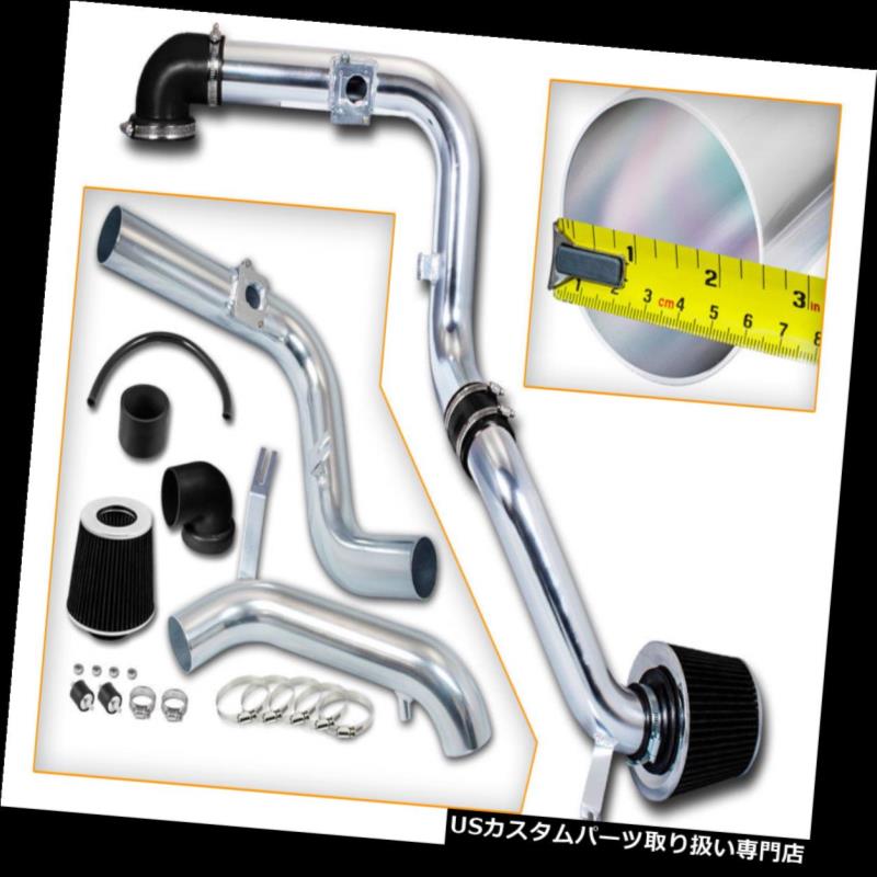 エアインテーク インナーダクト フォード00-03のための黒い冷たい空気摂取+乾燥フィルターFocus 2dr 3dr 4dr 2.0L BLACK COLD AIR INTAKE + DRY FILTER FOR FORD 00-03 Focus 2dr 3dr 4dr 2.0L 【並行輸入品】