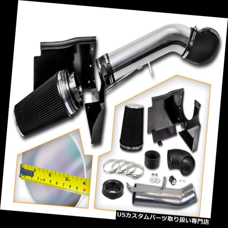 エアインテーク インナーダクト 00-06 Yukon 4.8L 5.3L 6.0L V8デナリ用コールドブラックエアインテークキット+ヒートシールド Cold BLACK Air Intake Kit + Heat Shield For 00-06 Yukon 4.8L 5.3L 6.0L V8 Denali 【並行輸入品】