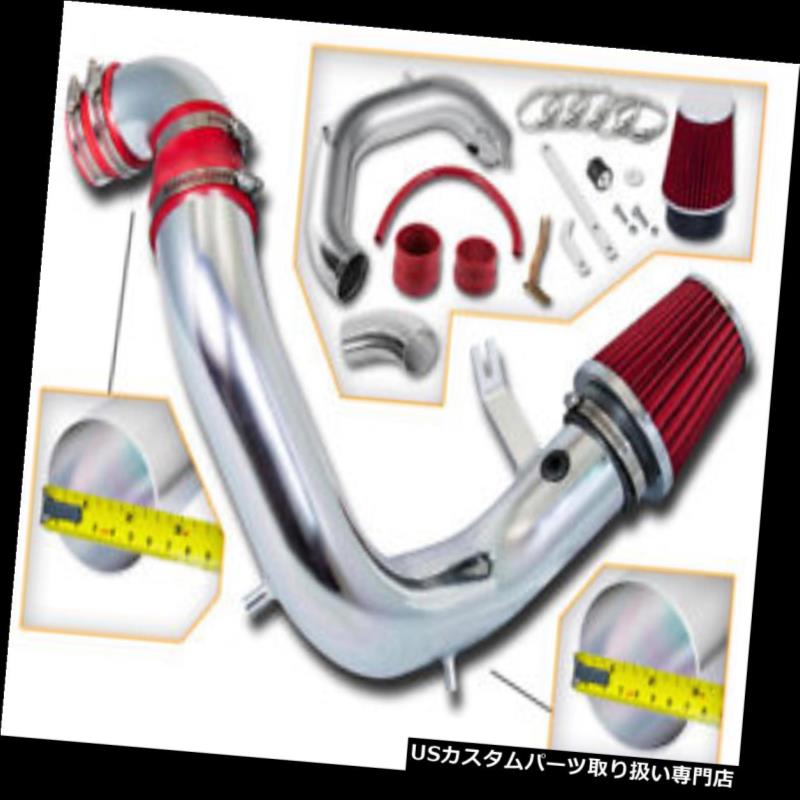 エアインテーク インナーダクト レッドコールドインダクションエアインテーク+ドライフィルターDODGE 03-05 NEON SRT4 2.4L TURBO RED COLD INDUCTION AIR INTAKE + DRY FILTER FOR DODGE 03-05 NEON SRT4 2.4L TURBO 【並行輸入品】