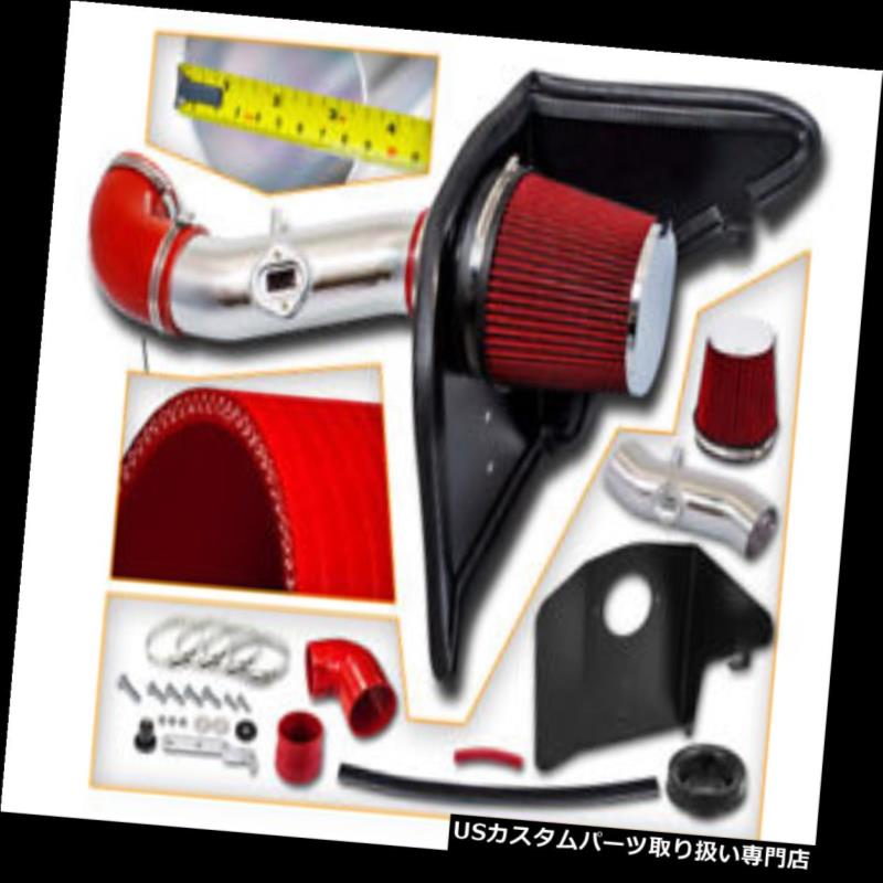 USエアインテーク インナーダクト 2010-2011カマロ3.6 L V 6 LS LTのための冷熱シールドエアインテークキット+ REDフィルター Cold Heat Shield Air Intake Kit + RED Filter For 2010-2011 Camaro 3.6L V6 LS LT 【並行輸入品】
