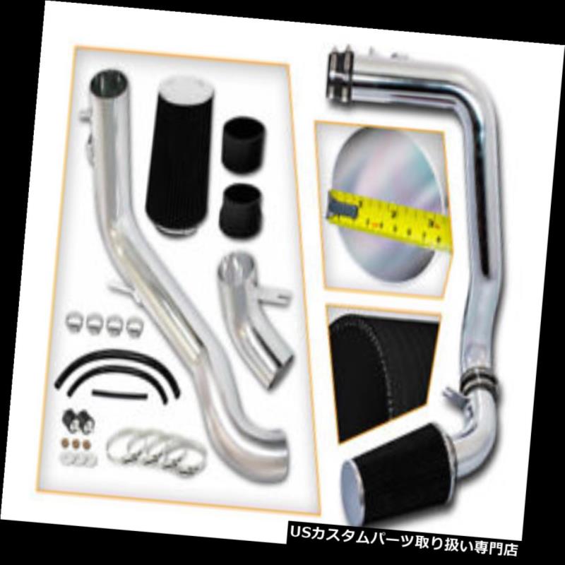 USエアインテーク インナーダクト 08-12 HONDA Accord / Crossto用ブラックコールドエアインテークキット+ドライフィルター ur 3.5L V6 BLACK COLD AIR INTAKE KIT+DRY FILTER FOR 08-12 HONDA Accord/Crosstour 3.5L V6 【並行輸入品】
