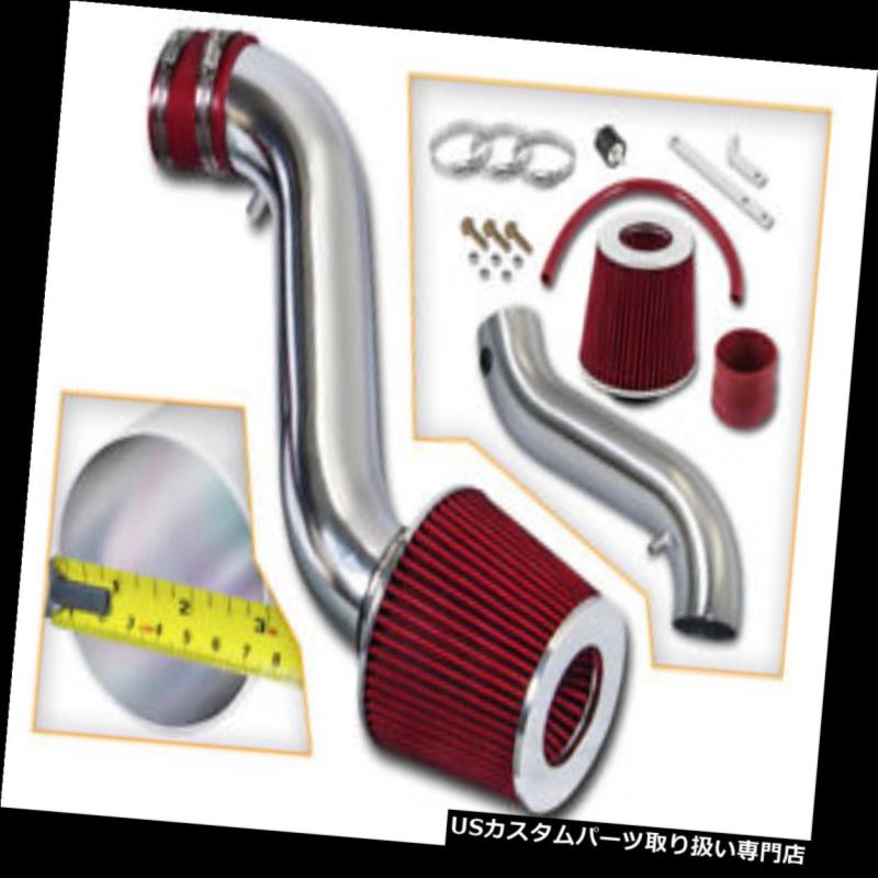 USエアインテーク インナーダクト 05-09 300 RAMチャージャー3.5L V6用RAM AIRインテークキット+レッドフィルター RAM AIR INTAKE KIT + RED FILTER FOR 05-09 300 Charger 3.5L V6 【並行輸入品】
