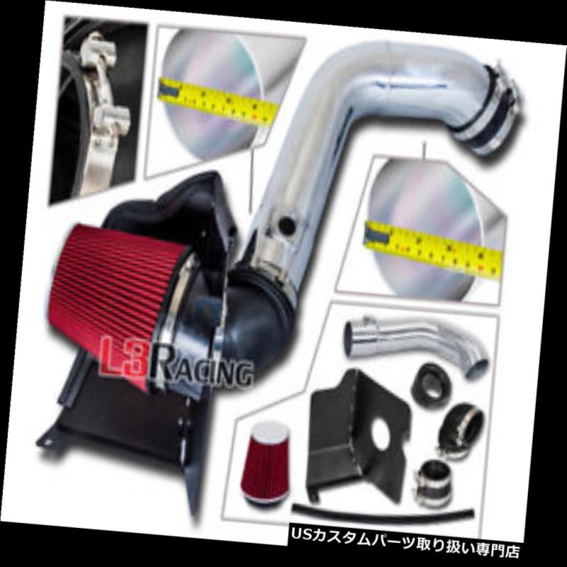 USエアインテーク インナーダクト 04-05 SIERRA 2500 3500 6.6 V 8 LLY用遮熱エアインテークキットレッド Heat Shield Air Intake Kit RED For 04-05 SIERRA 2500 3500 6.6 V8 LLY 【並行輸入品】