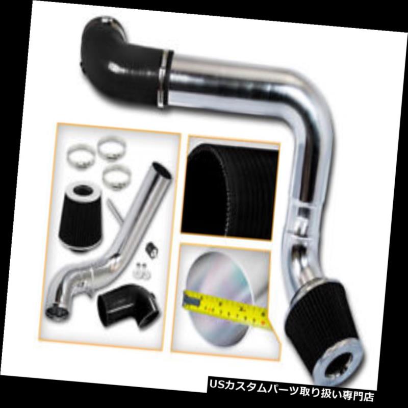 USエアインテーク インナーダクト 05-10 Challenger 300C HEMI 5.7 / 6.1 V8用のブラックコールドエアインテークキット＋ドライフィルター BLACK COLD AIR INTAKE KIT+DRY FILTER FOR 05-10 Challenger 300C HEMI 5.7/6.1 V8 【並行輸入品】