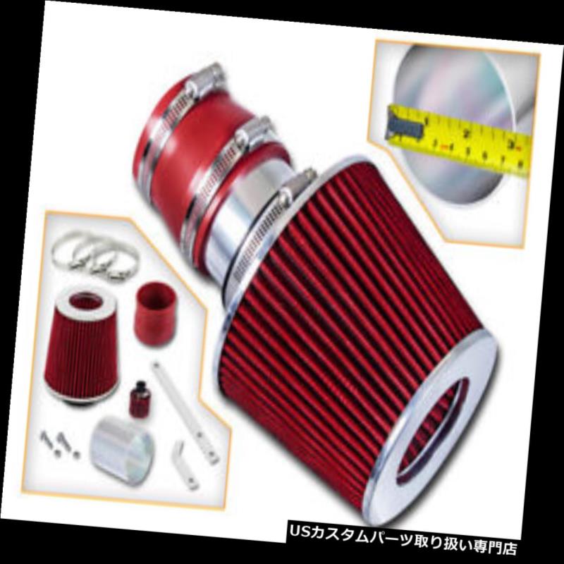 エアインテーク インナーダクト 00-06アウディTT / TTクアトロレーシング用RAM AIR INTAKEキット+ REDフィルター RAM AIR INTAKE Kit + RED Filter For 00-06 Audi TT / TT Quattro Racing 【並行輸入品】