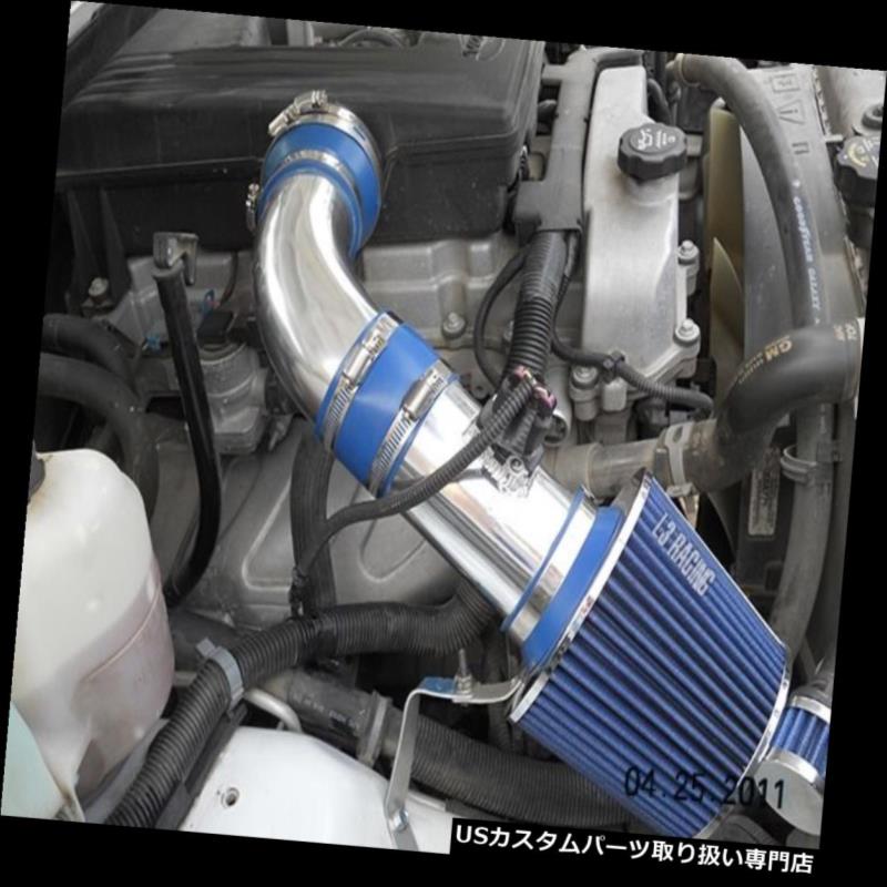 エアインテーク インナーダクト 08-10ハマーH3 H3T 3.7L L5 /キャニオン2.9L用ショートラムエアインテーク+ブルーフィルター Short Ram Air Intake + BLUE Filter For 08-10 Hummer H3 H3T 3.7L L5/Canyon 2.9L 【並行輸入品】