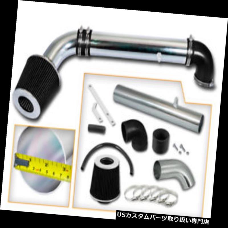エアインテーク インナーダクト 97-06ラングラーTJ 4.0L SE Xスポーツルビコンサハラ用エアインテークキット+ドライフィルター AIR INTAKE KIT+ DRY Filter For 97-06 Wrangler TJ 4.0L SE X Sport Rubicon Sahara 【並行輸入品】