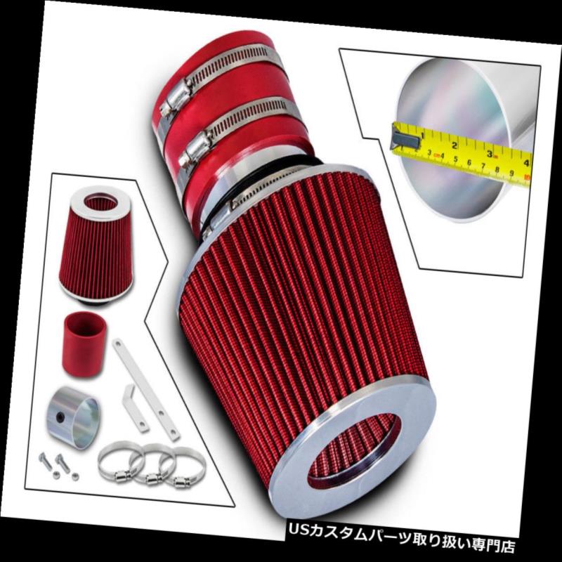 エアインテーク インナーダクト 01-06 Kiaオプティマ2.4 L4 2.5 V6 2.7 V6ショートラムエアインテークキット+ REDフィルター用 For 01-06 Kia Optima 2.4 L4 2.5 V6 2.7 V6 Short Ram Air Intake Kit+ RED Filter 【並行輸入品】
