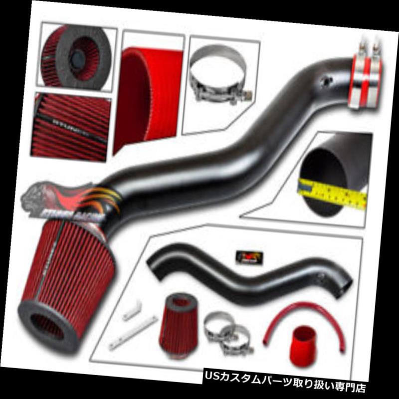 エアインテーク インナーダクト マットブラックスポーツエアインテークキットレッドドライフィルター98-02用Accord 2dr 4dr 2.2L L4 MATTE BLACK SPORT AIR INTAKE KIT+ RED DRY FILTE FOR 98-02 Accord 2dr 4dr 2.2L L4 【並行輸入品】｜カスタムパーツ WORLD倉庫
