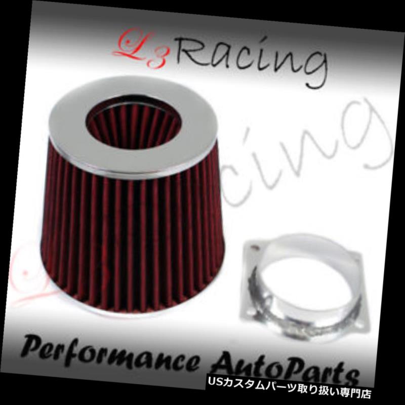 USエアインテーク インナーダクト 97-03マウンテニアV6エアインテークアダプターレッドフィルター 97-03 Mountaineer V6 AIR INTAKE Adapter+ RED Filter 【並行輸入品】