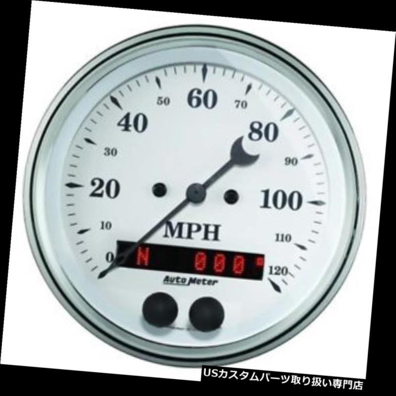 楽天 メーター Inch 3 3 8 Speedometer Gps Air Core White Old Tyme 1649 Meter Auto 8インチ 自動計器1649年の古いtymeの白い空芯gpsの速度計 3 3 Usタコメーター Caska Gov Mk