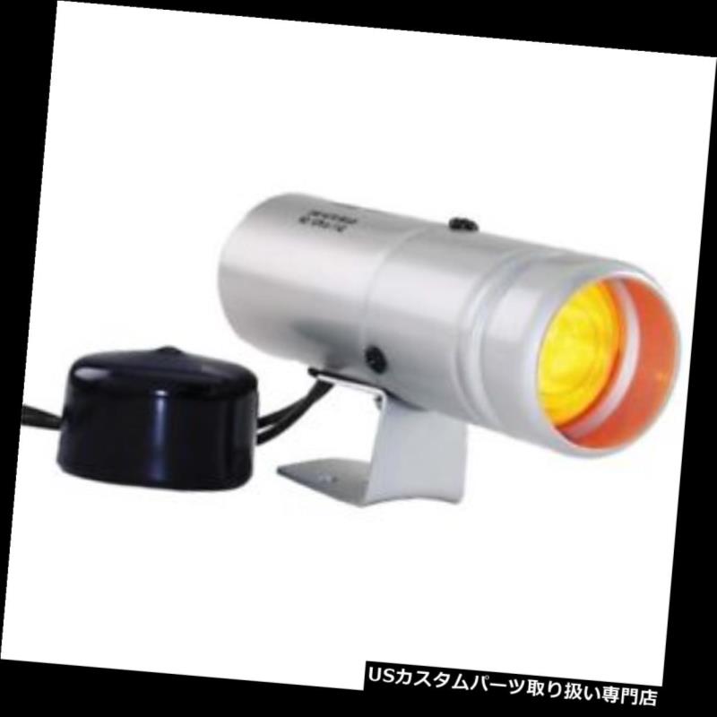 USタコメーター オートメーター5335シフトライト、ペデスタル、シルバー、アンバーバルブ Auto Meter 5335 Shift-Lite, Pedestal, Silver, Amber Bulb 【並行輸入品】