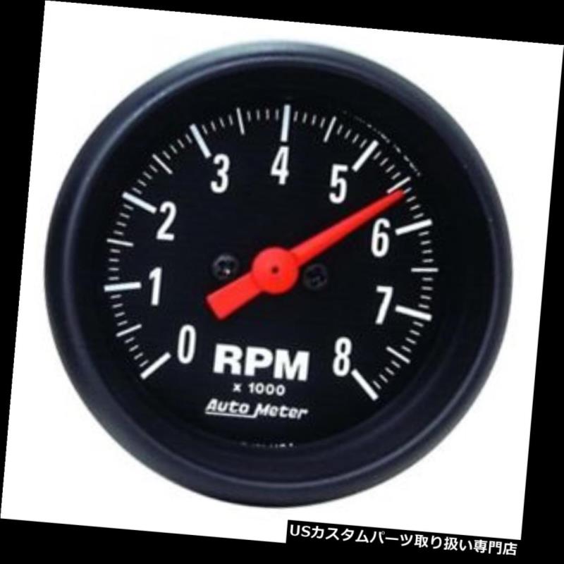 USタコメーター オートメーター2698 Zシリーズエアコアインダッシュタコート、8k RPM、2-1 / 16インチ Auto Meter 2698 Z-Series Air-Core In-Dash Tach, 8k RPM, 2-1/16 Inch 【並行輸入品】