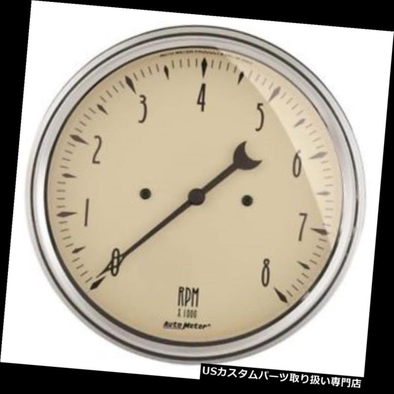 USタコメーター オートメーター1899アンティークベージュ空芯インダッシュタコメーターゲージ Auto Meter 1899 Antique Beige Air-Core In-Dash Tachometer Gauge 【並行輸入品】 42,108円