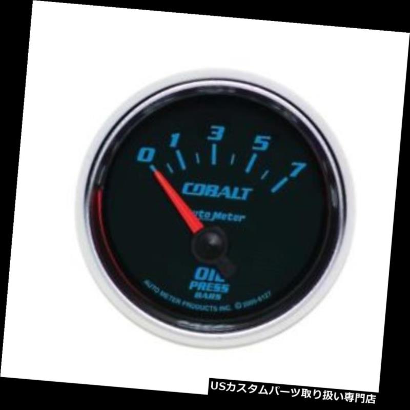 USタコメーター オートメーター6127-Mコバルトエアコア油圧ゲージ、2-1 / 16インチ Auto Meter 6127-M Cobalt Air-Core Oil Pressure Gauge, 2-1/16 Inch 【並行輸入品】
