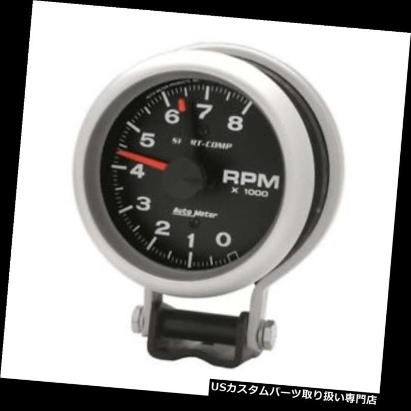 パフォーマンス 8000RPM ストリート タコメーター 8気筒用 クローム