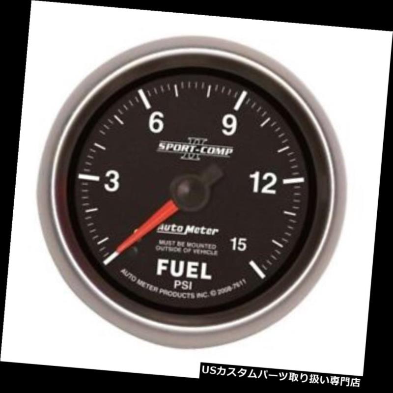 USタコメーター オートメーター7611 Sport-Comp II機械式燃料圧力計 Auto Meter 7611 Sport-Comp II Mechanical Fuel Pressure Gauge 【並行輸入品】