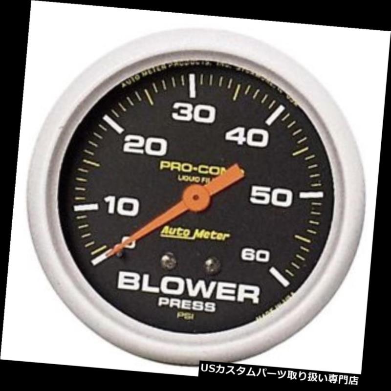 USタコメーター オートメーター5402プロコンプメカニカルブロワー圧力計、2-5 / 8インチ Auto Meter 5402 Pro-Comp Mechanical Blower Pressure Gauge, 2-5/8 Inch 【並行輸入品】