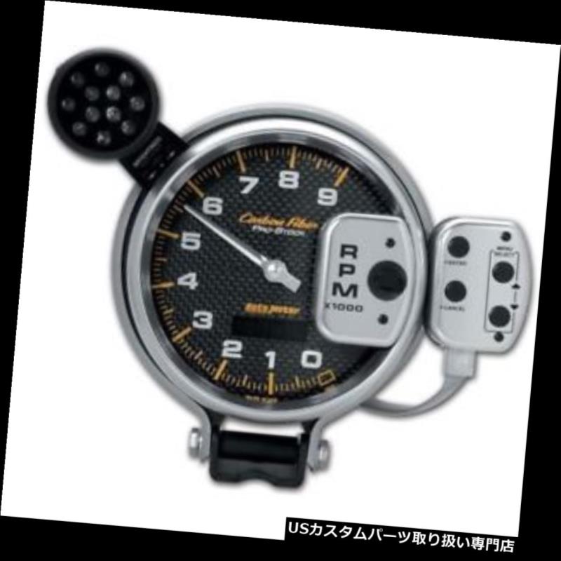 USタコメーター 自動メーター6835炭素繊維空芯ペデスタルタコメーターゲージ Auto Meter 6835 Carbon Fiber Air-Core Pedestal Tachometer Gauge 【並行輸入品】