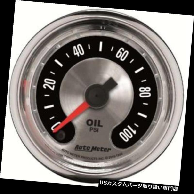 USタコメーター 自動計1219年アメリカの筋肉機械油圧ゲージ Auto Meter 1219 American Muscle Mechanical Oil Pressure Gauge 【並行輸入品】