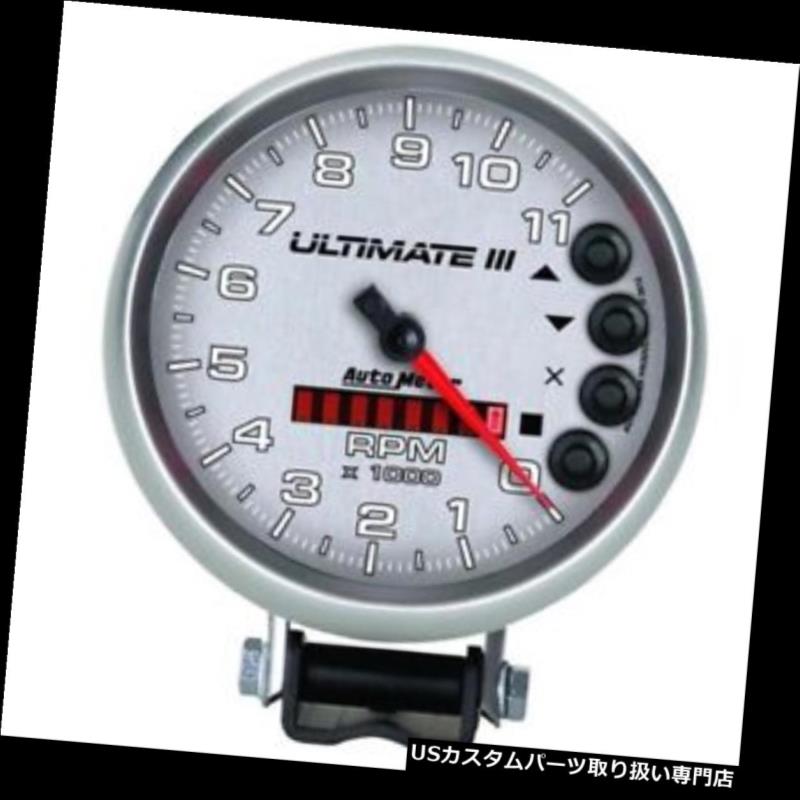 USタコメーター オートメーター6886 Ultimate Air-Coreペデスタルタコメーター、11k、5インチ Auto Meter 6886 Ultimate Air-Core Pedestal Tachometer, 11k, 5 Inch 【並行輸入品】