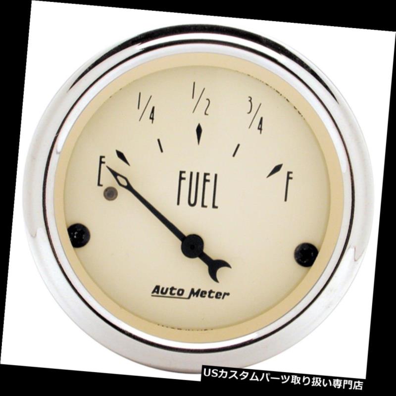 USタコメーター オートメーター2518伝統的なクロム空芯燃料レベルゲージ、2-1 / 16 Auto Meter 2518 Traditional Chrome Air-Core Fuel Level Gauge, 2-1/16 【並行輸入品】
