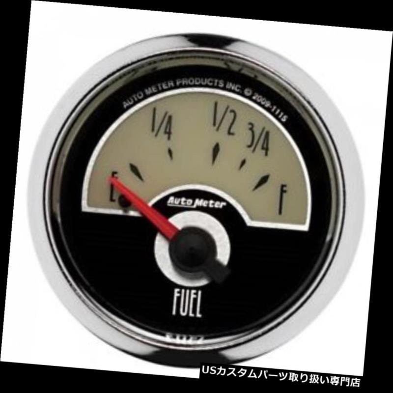 USタコメーター オートメーター1115クルーザー空芯燃料レベルゲージ、2-1 / 16インチ Auto Meter 1115 Cruiser Air-Core Fuel Level Gauge, 2-1/16 Inch 【並行輸入品】