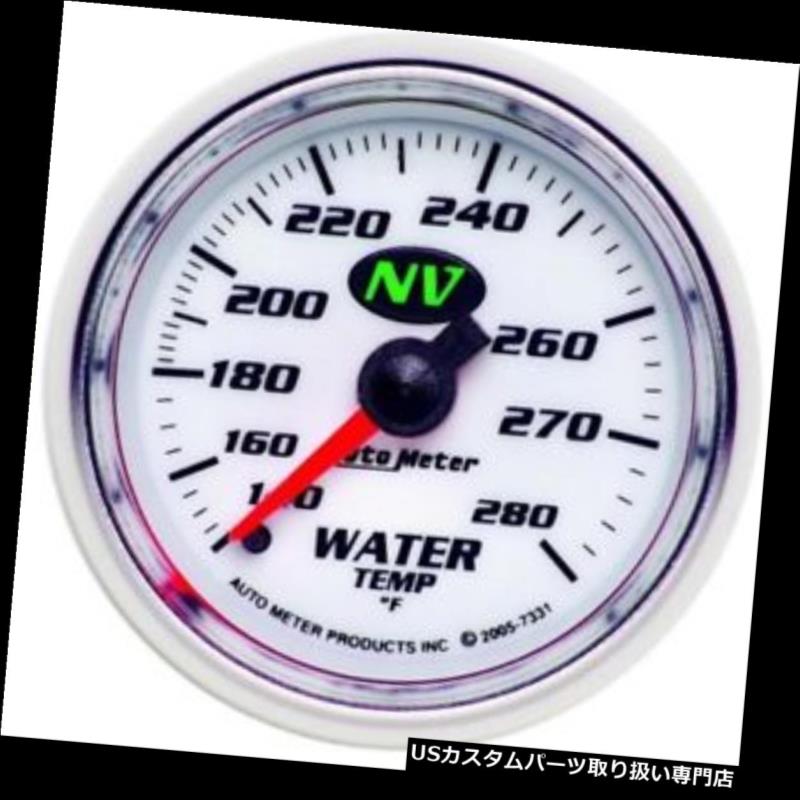 USタコメーター 自動メートル7331 NVの機械水温のゲージ、2-1 / 16インチ Auto Meter 7331 NV Mechanical Water Temperature Gauge, 2-1/16 Inch 【並行輸入品】