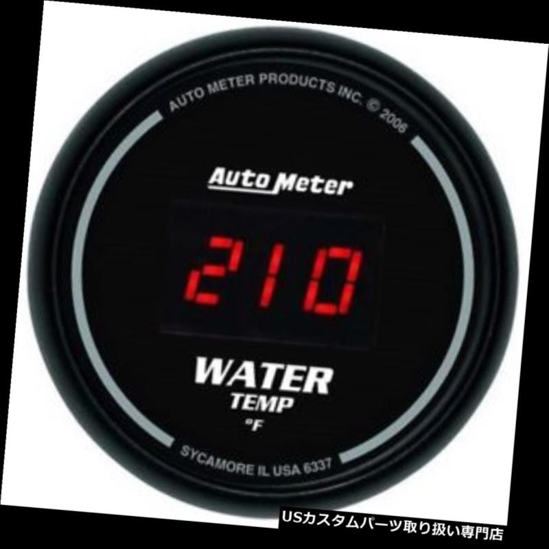 車用品 メーター タコメーター Temperature Meter オートメーター6337スポーツコンプデジタルデジタル水温計 Meter 車用品 バイク用品 パーツ メーター Usタコメーター Auto 6337 Sport Comp Digital Digital Water Temperature Gauge World倉庫 店