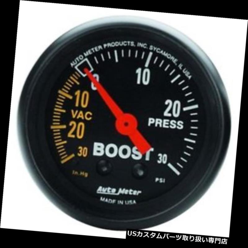 USタコメーター オートメーター2614 Zシリーズメカニカルブースト/真空計、2/1/16インチ Auto Meter 2614 Z-Series Mechanical Boost/Vacuum Gauge, 2-1/16 Inch 【並行輸入品】