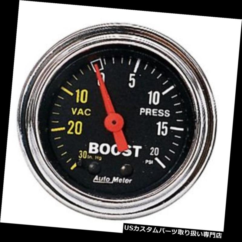 USタコメーター AutoMeter 2401伝統的なクロームメカニカルブースト/真空計 AutoMeter 2401 Traditional Chrome Mechanical Boost/Vacuum Gauge 【並行輸入品】