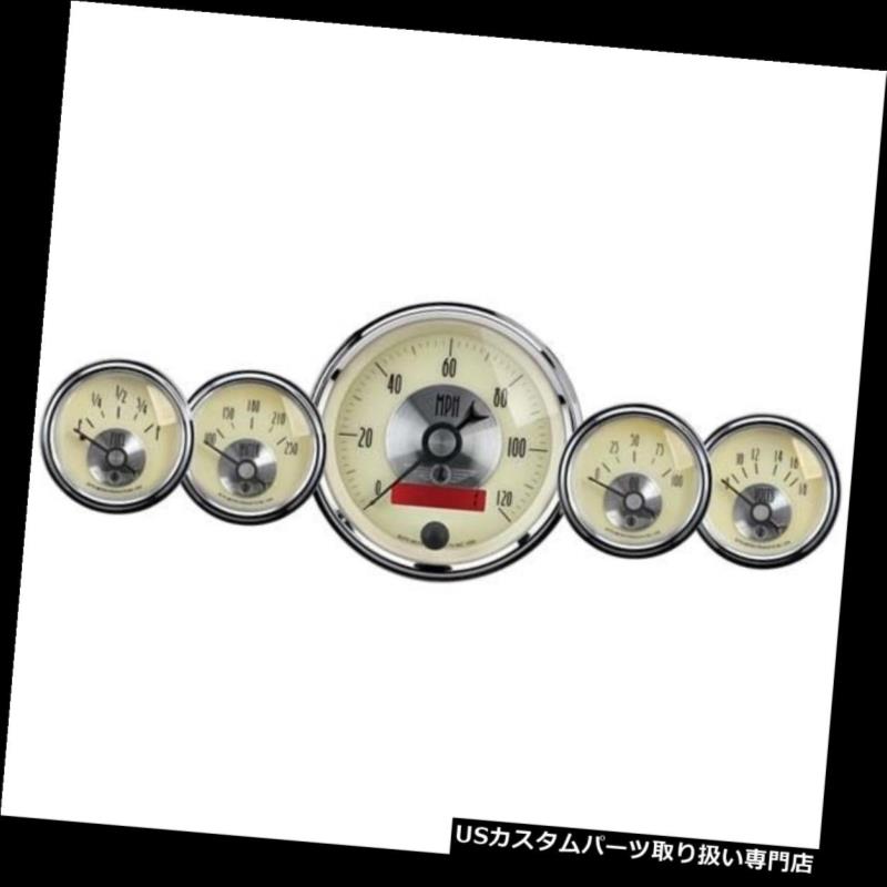 USタコメーター オートメーター2000ゲージキットプレステージシリーズアンティークアイボリーフェイス Auto Meter 2000 Gauge Kit, Prestige Series, Antique Ivory Face 【並行輸入品】｜カスタムパーツ WORLD倉庫
