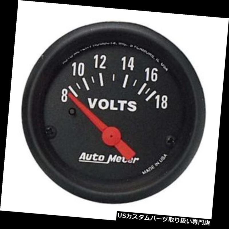 USタコメーター オートメーター2645 Zシリーズ空芯電圧計、2?1/16インチ Auto Meter 2645 Z-Series Air-Core Voltmeter Gauge, 2-1/16 Inch 【並行輸入品】