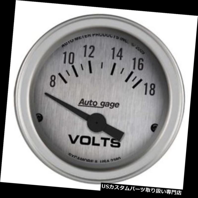 USタコメーター オートメーター2380オートゲージ空芯電圧計ゲージ、パネル付き、2-1 / 16インチ。 Auto Meter 2380 Auto Gage Air-Core Voltmeter Gauge w/Panel, 2-1/16 In. 【並行輸入品】