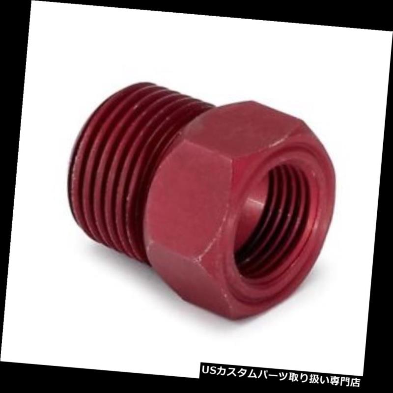 USタコメーター オートメータ2273温度センダアダプタフィッティング、ミョウバン、1/2インチ。 NPT Auto Meter 2273 Temperature Sender Adapter Fitting, Alum., 1/2 In. NPT 【並行輸入品】