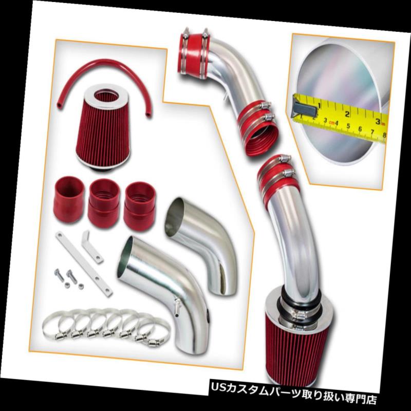 USエアインテーク インナーダクト BCP RED 1996 1997パスポートロデオ3.2L V6冷気取り入れキット+フィルター BCP RED 1996 1997 Passport Rodeo 3.2L V6 Cold Air Intake Kit + Filter 【並行輸入品】
