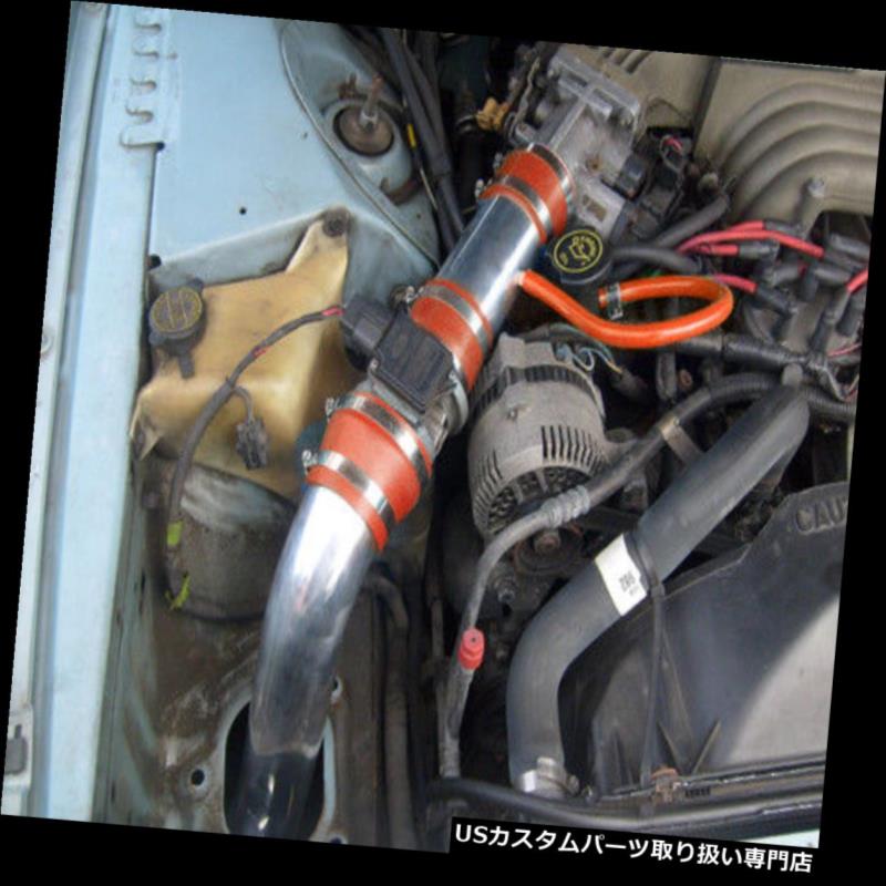 USエアインテーク インナーダクト BCP RED 91-93 Thunderbird 5.0L V8コールドエアインテークキット+フィルター BCP RED 91-93 Thunderbird 5.0L V8 Cold Air Intake Kit + Filter 【並行輸入品】