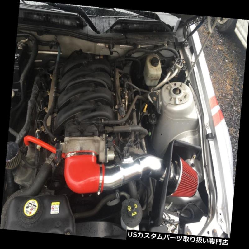 USエアインテーク インナーダクト BCP RED 05-09フォードマスタング4.6L V8冷風インテークレーシングシステム+フィルター BCP RED 05-09 Ford Mustang 4.6L V8 Cold Air Intake Racing System + Filter 【並行輸入品】