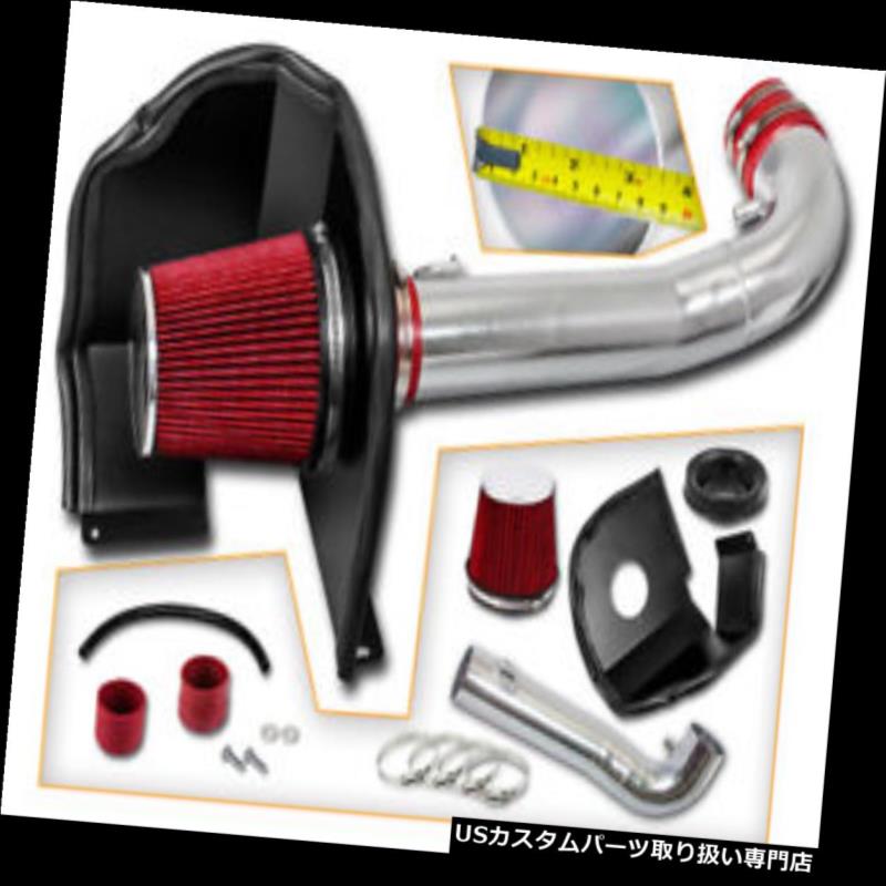 USエアインテーク インナーダクト BCP RED 14-18 GMC Sierra 1500 4.3 V 6ヒートシールドコールドエアインテークキット+フィルター BCP RED 14-18 GMC Sierra 1500 4.3 V6 Heat Shield Cold Air Intake Kit +Filter 【並行輸入品】