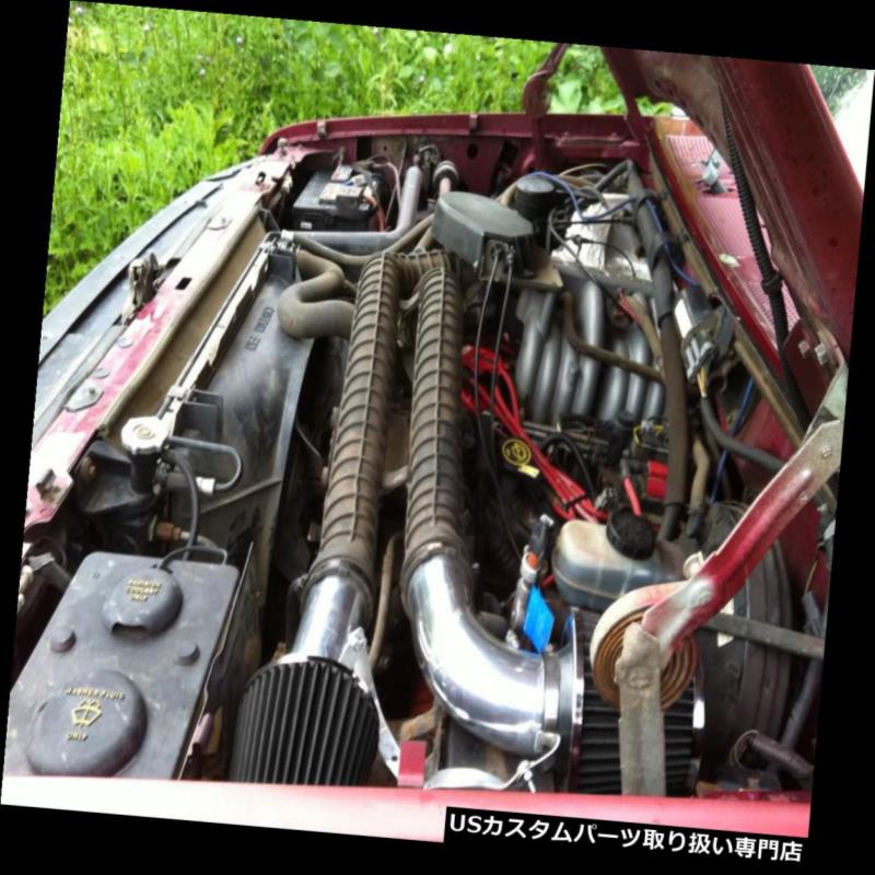 USエアインテーク インナーダクト BCPブラック88-95フォードF150 5.0L 5.8L非MAF V8ラムエアインテークキット+フィルター BCP BLACK 88-95 Ford F150 5.0L 5.8L Non-MAF V8 Ram Air Intake Kit+ Filter 【並行輸入品】