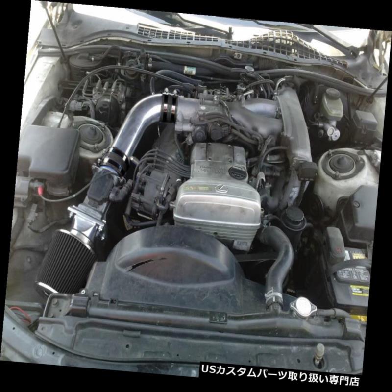 USエアインテーク インナーダクト 92-95レクサスSC300 GS300 3.0 Lラム空気吸入誘導キット+ブラックフィルター用BCP BCP For 92-95 Lexus SC300 GS300 3.0L Ram Air Intake Induction Kit +BLACK Filter 【並行輸入品】