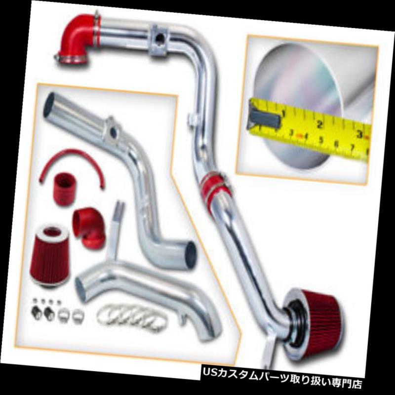USエアインテーク インナーダクト BCP RED 00-03フォーカス2.0L L4レーシングコールドエアインテークインダクションキット+フィルター BCP RED 00-03 Focus 2.0L L4 Racing Cold Air Intake Induction Kit + Filter 【並行輸入品】