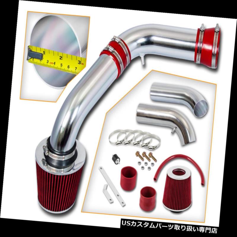 USエアインテーク インナーダクト BCP RED 2002 2003 2004 Ram 1500 2500 3500 4.7 5.7 V 8吸気キット+フィルター BCP RED 2002 2003 2004 Ram 1500 2500 3500 4.7 5.7 V8 Air Intake Kit + Filter 【並行輸入品】