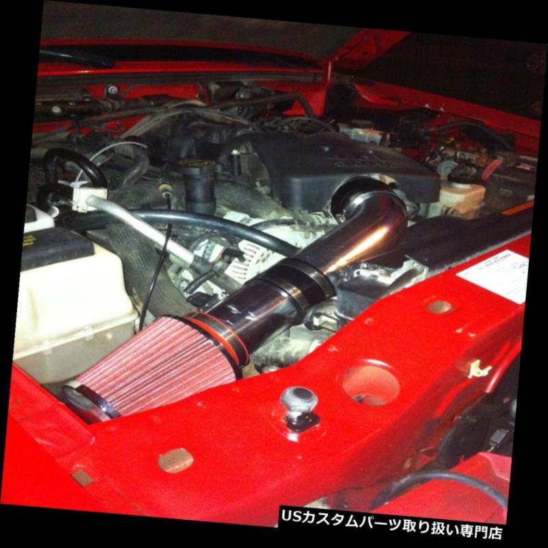 USエアインテーク インナーダクト BCP RED 04-11フォードレンジャーマツダB4000 4.0L V6ショートラムエアインテーク+フィルター BCP RED 04-11 Ford Ranger Mazda B4000 4.0L V6 Short Ram Air Intake + Filter 【並行輸入品】