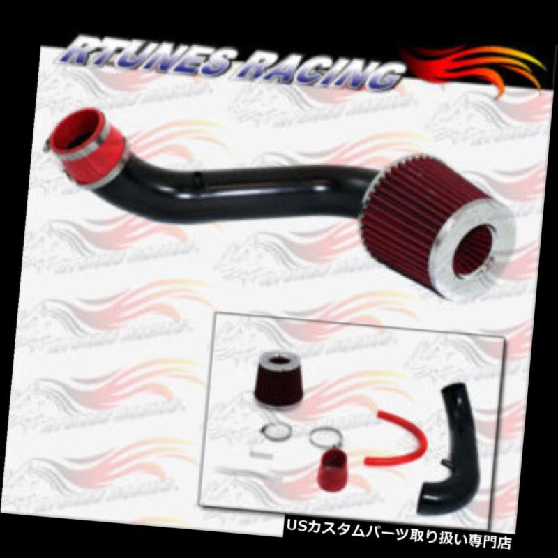 USエアインテーク インナーダクト Rtunesマットブラック/レッド95-99ネオン2.0Lショートラムエアインテークキット+フィルター Rtunes Matte Black/Red 95-99 Neon 2.0L Short Ram Air Intake Kit + Filter 【並行輸入品】