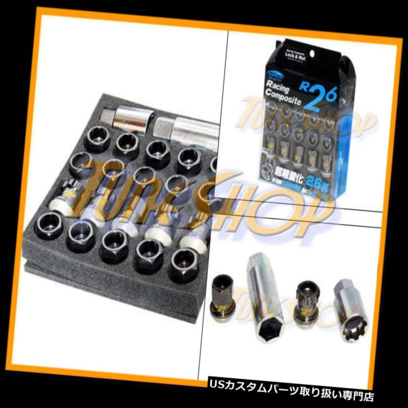 USナット KICS R26ブラックロックラグナット12x1.25 1.25フローティングシートドングリホイールリムオープンN KICS R26 BLACK LOCK LUG NUTS 12x1.25 1.25 FLOATING SEAT ACORN WHEELS RIMS OPEN N 【並行輸入品】|カスタムパーツ WORLD倉庫