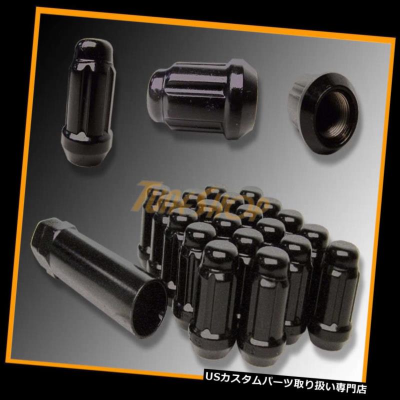 USナット MUTEKI CLOSE ENDスプラインチューナーロックラグナッツ12X1.5 1.5 ACORNホイールリムブラックU MUTEKI CLOSE END SPLINE TUNER LOCK LUG NUTS 12X1.5 1.5 ACORN WHEELS RIM BLACK U 【並行輸入品】