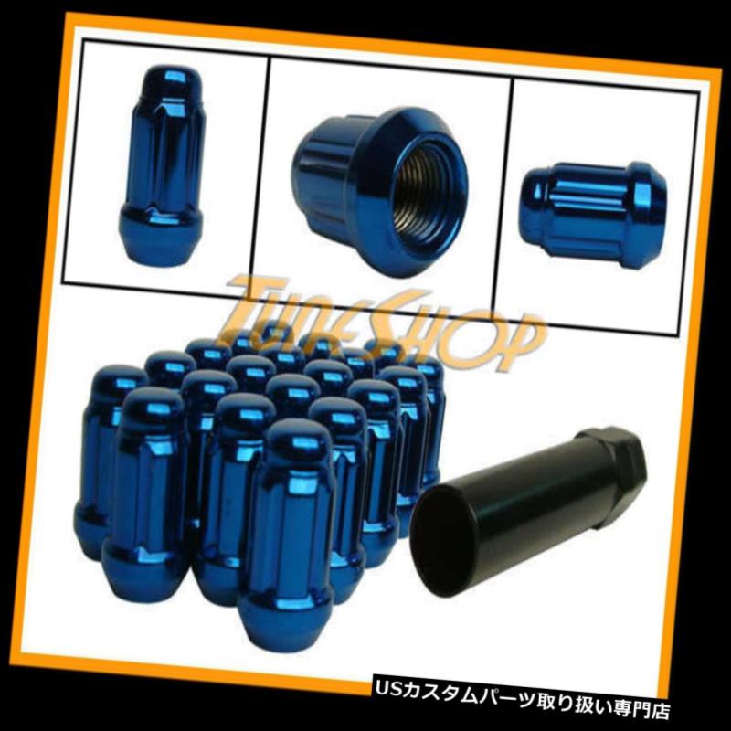 USナット MUTEKI CLOSE ENDスプラインチューナーロックラグナッツ12X1.5 1.5ドングリホイールリムM MUTEKI CLOSE END SPLINE TUNER LOCK LUG NUTS 12X1.5 1.5 ACORN WHEELS RIMS BLUE M 【並行輸入品】