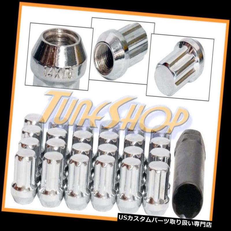 USナット 24 DUPLEX 7スプラインホイールロックラッグナッツキー14X1.5 M14 1.5 ACORN CLOSE END CHROME 24 DUPLEX 7 SPLINE WHEEL LOCK LUG NUTS KEY 14X1.5 M14 1.5 ACORN CLOSE END CHROME 【並行輸入品】